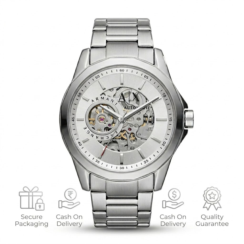 AX-Automatic-Watch-White-Skeleton-Dial-Close-Up