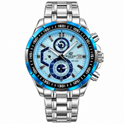 Casio-Edifice-EF539D-Ice-Blue-Dial-Blue-Bezel-Stainless-Steel-First-Copy-Watch-Anzoro