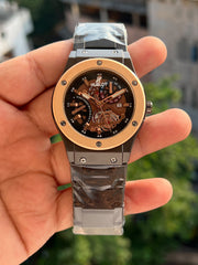 Hublot-Skeleton-Dial-Rose-Gold-Indices-H-Screw-Bezel-First-Copy-Watch