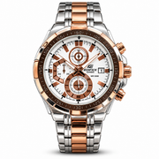 Casio-Edifice-Chronograph-White-Dial-Two-Tone-Rose-Gold-Silver-First-Copy-Watch-Anzoro