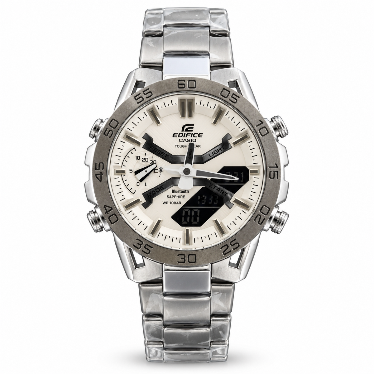 Casio-Edifice-Dual-Analog-Digital-Ana-Digi-Beige-Dial-Silver-Bezel-First-Copy-Watch-Anzoro