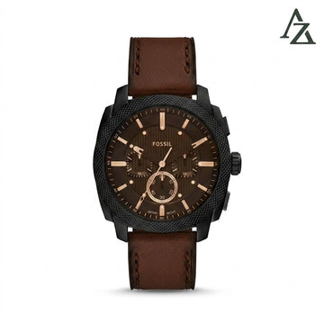 Fossil Machine Brown Dial Leather Chronograph Watch FS6101I – First Copy | Master Copy Quality