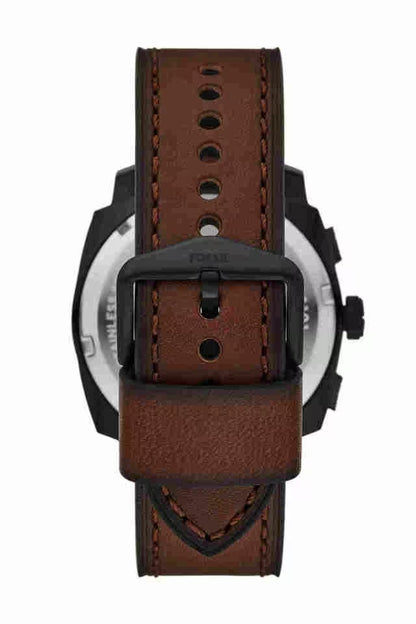 Fossil Machine Brown Dial Leather Chronograph Watch FS6101I – First Copy | Master Copy Quality