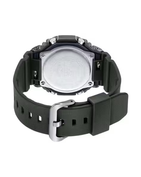 Casio G-Shock G-Steel GM-2100B-3ADR Grey IP Analog-Digital Watch – Green Resin Strap – 7A Master Quality