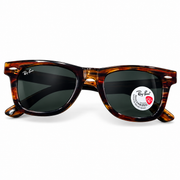 Ray-Ban Wayfarer RB2140 Tiger Black First Copy Sunglasses Front View - Anzoro