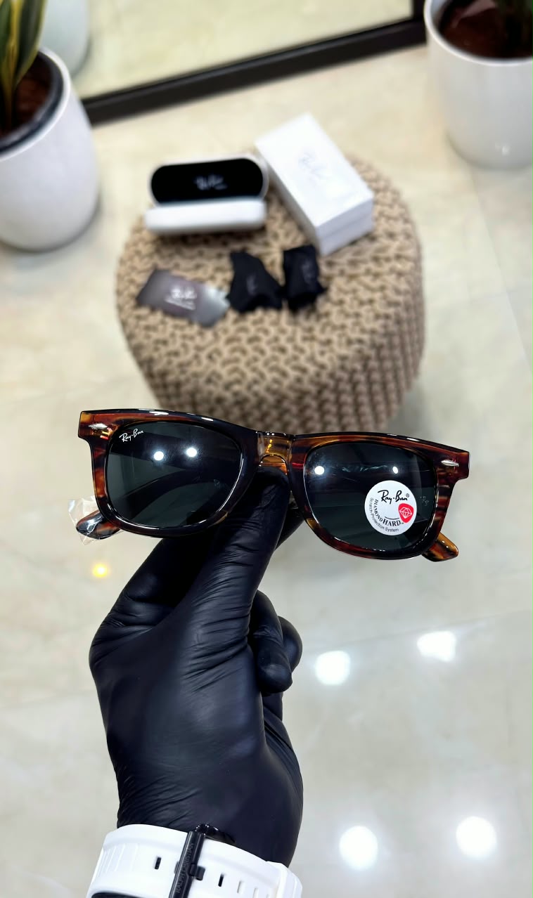 Ray-Ban RB2140 Tiger Black First Copy Side Frame with Logo - Anzoro