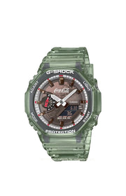 G-Shock Coca-Cola green style first copy watch with analog digital display