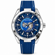 OMEGA Seamaster Worldtimer style blue dial first copy watch