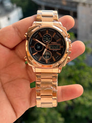 Fossil-Machine-Rose-Gold-Stainless-Steel-Case-Push-Buttons-First-Copy-Anzoro