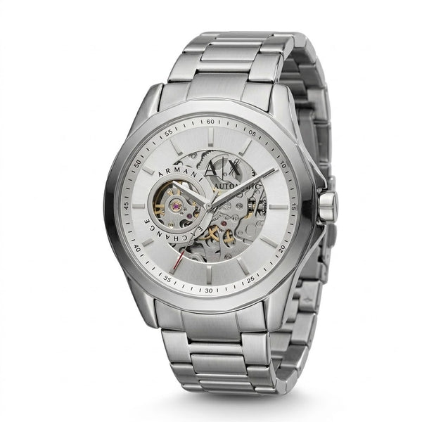 Armani Exchange Men's Automatic White Dial Watch - 7A Master Quality Edition