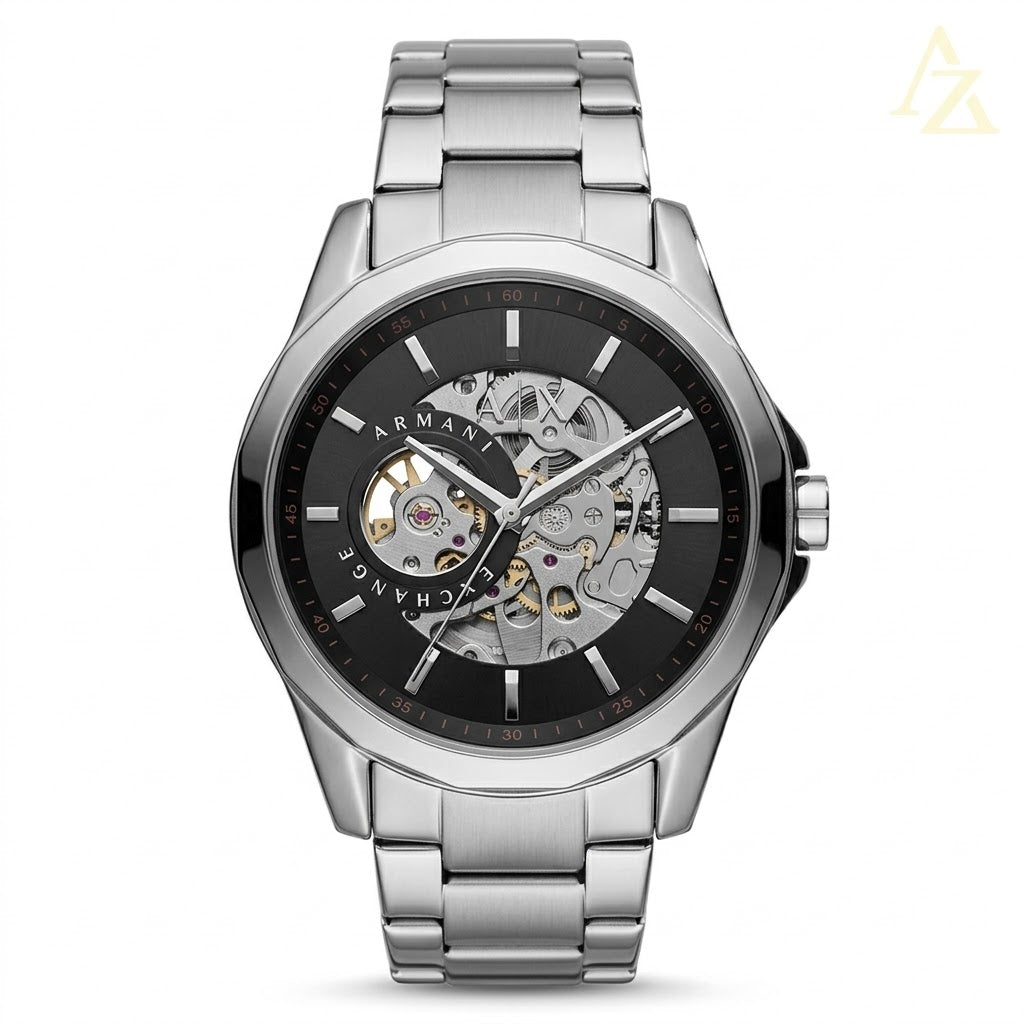 Armani-Exchange-AX2418-Black-Stainless-Steel-Chain