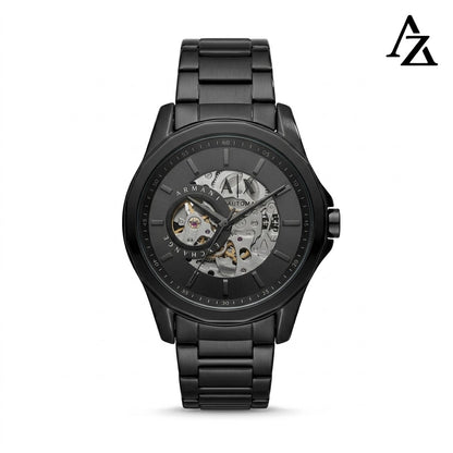 Armani-Exchange-Black-Stainless-Steel-Chain-Detail