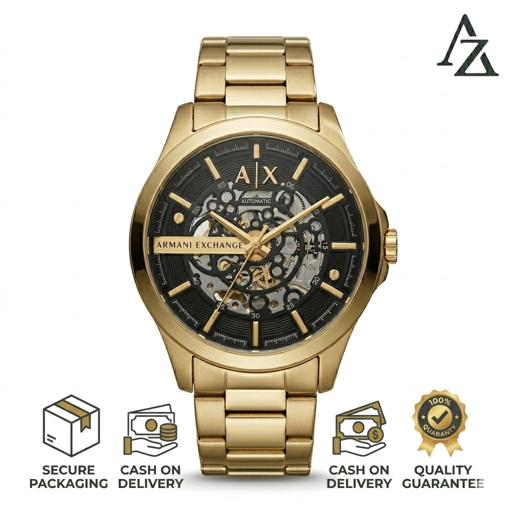 Armani-Exchange-Gold-Stainless-Steel-Chain-Detail