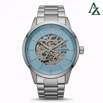 Fossil-Townsman-ME3260-Blue-Dial-Front-View
