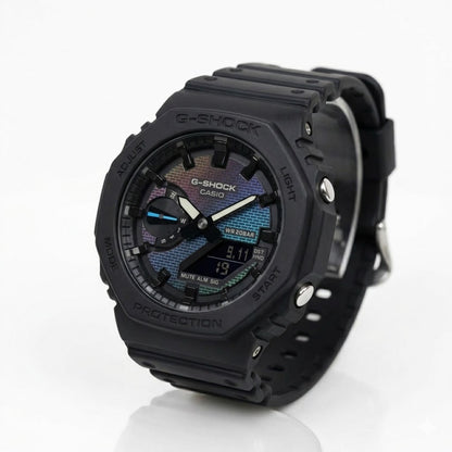 G-Shock-GA-2100RW-1AER-Rainbow-Brick-Dial-Front