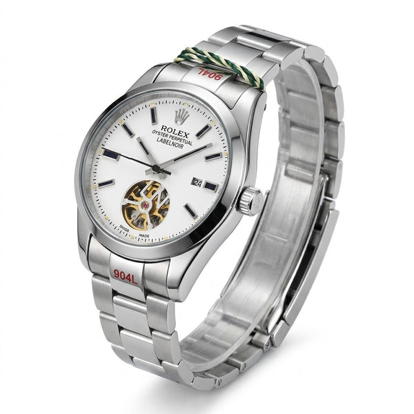ROLEX LABELNOR WHITE DIAL TOURBILLON A096 - 7A MASTER QUALITY