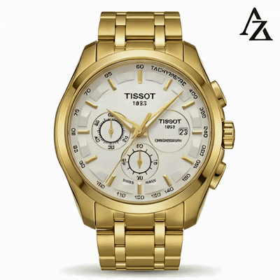 Tissot-Couturier-Gold-Watch-On-Wrist-Luxury