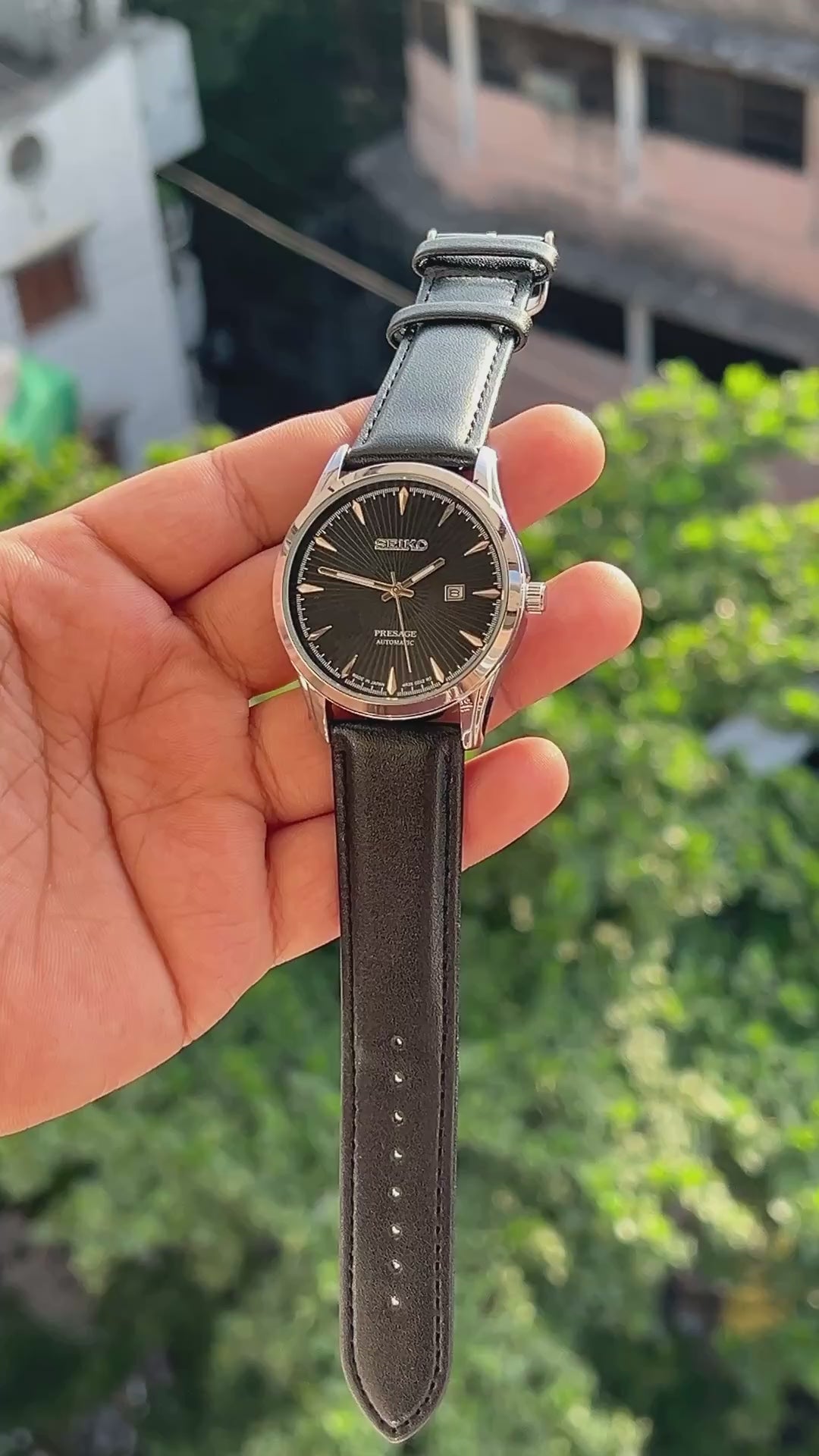 Premium-inspired quartz dress watch with date display by ANZORO