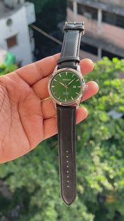 Premium-inspired quartz dress watch with date display by ANZORO