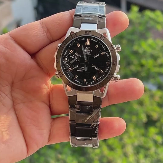 Casio-Edifice-Black-Dial-Digital-LCD-Subdial-Black-Bezel-First-Copy