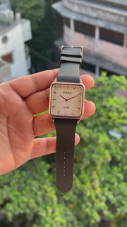 Rado-True-Square-Rose-Gold-Case-Crown-Black-Rubber-Strap-First-Copy-Anzoro