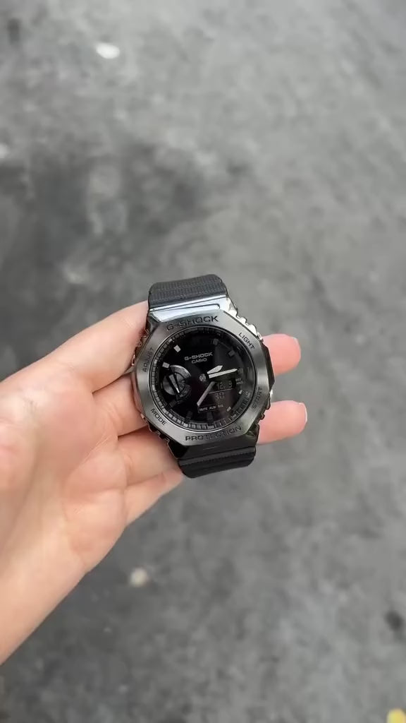 Casio-G-Shock-GM2100-Octagonal-Bezel-Ana-Digi-Black-Dial-First-Copy
