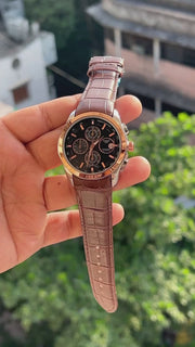 Tissot-Couturier-Stainless-Steel-Case-Rose-Gold-Crown-Push-Buttons-First-Copy