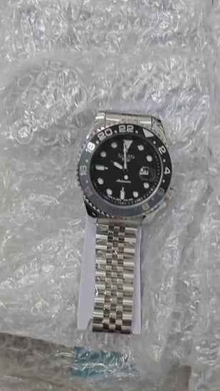 Seiko-5-Sports-Blue-Dial-Red-GMT-Hand-Magnified-Date-Window-First-Copy